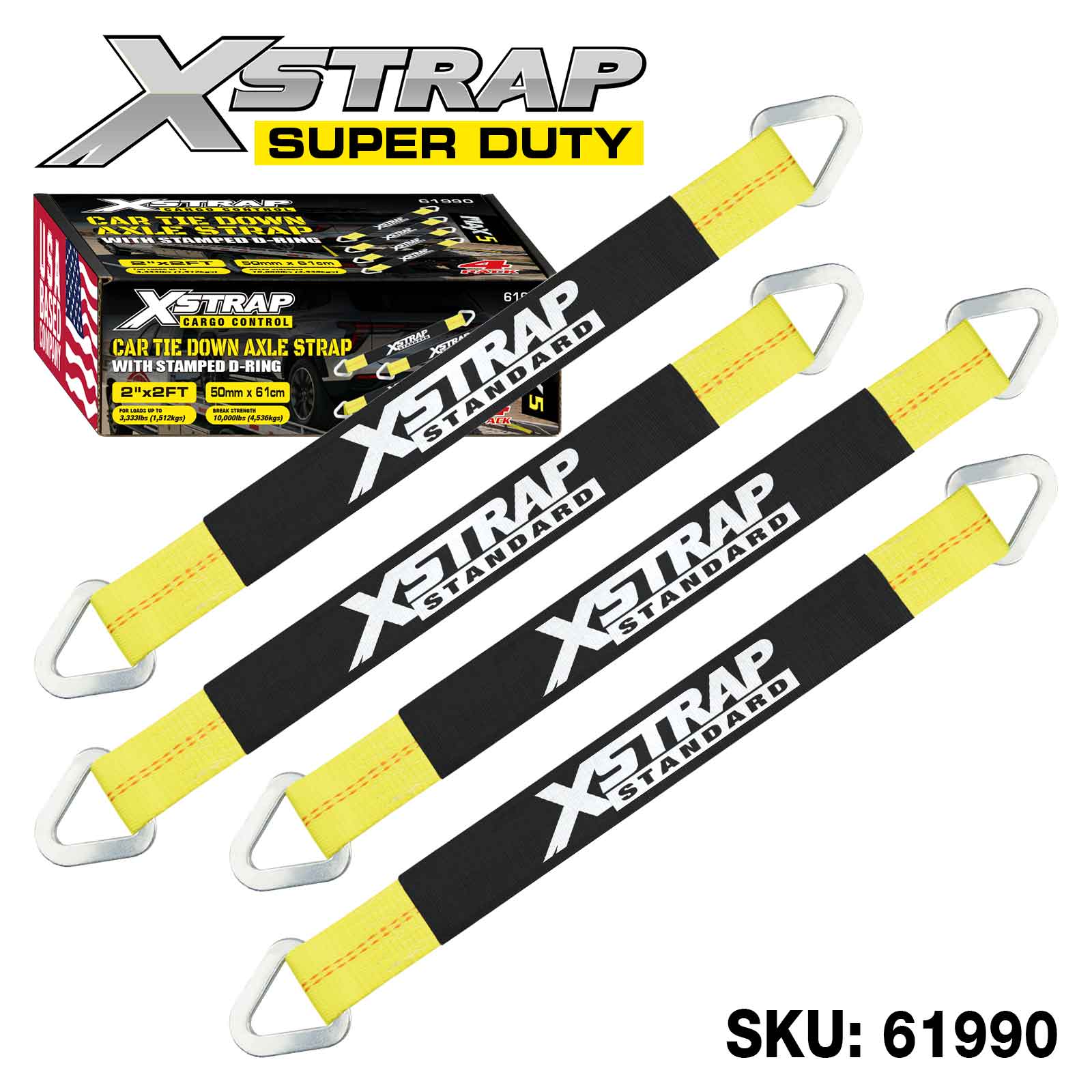 Xstrap 61990 4PK Alex szíj 3300 lb SWL
